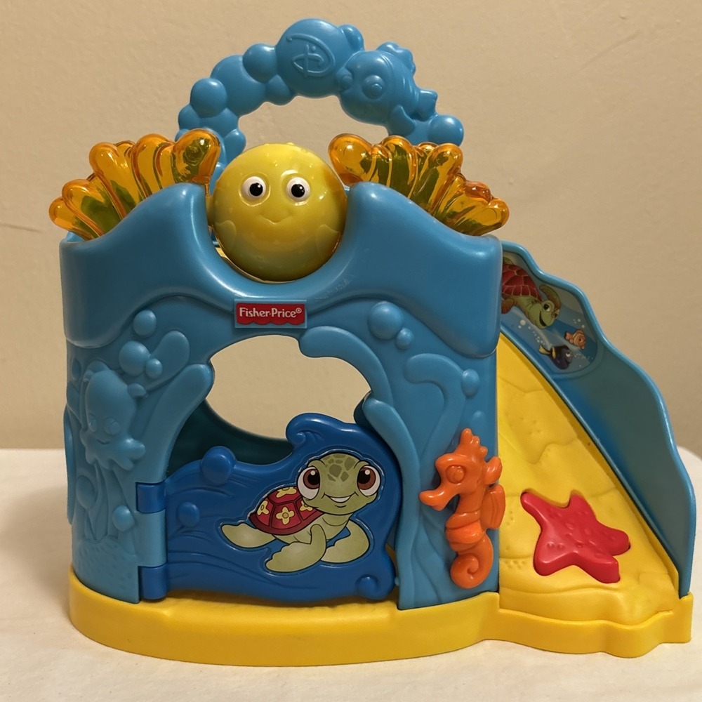 Fisher Price Finding Nemo Amazing Animals Rolling Around Ramp Sound Works *Read*